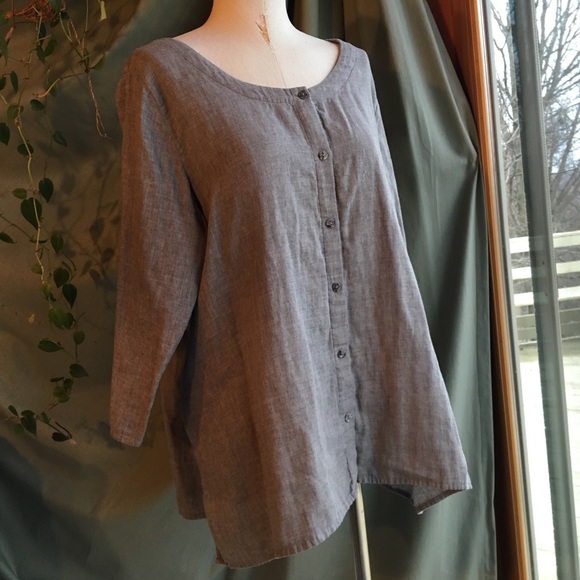 J. JILL Pure Petite Cotton Swing Top - Picture 6 of 8
